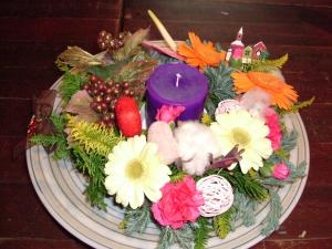 アレンジ教室（２０１２．１２．６－８）|「みどり花店」　（山形県東根市の花屋）のブログ